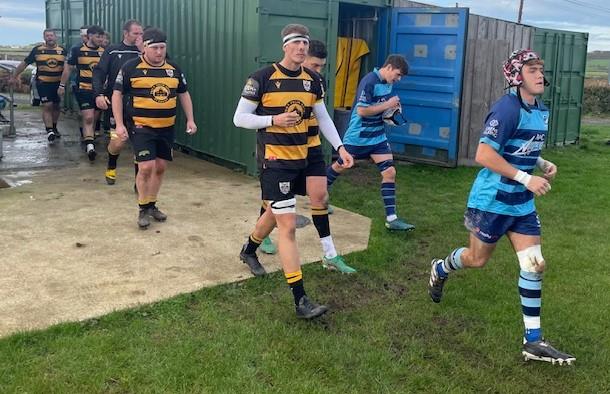 Both teams enter the fray